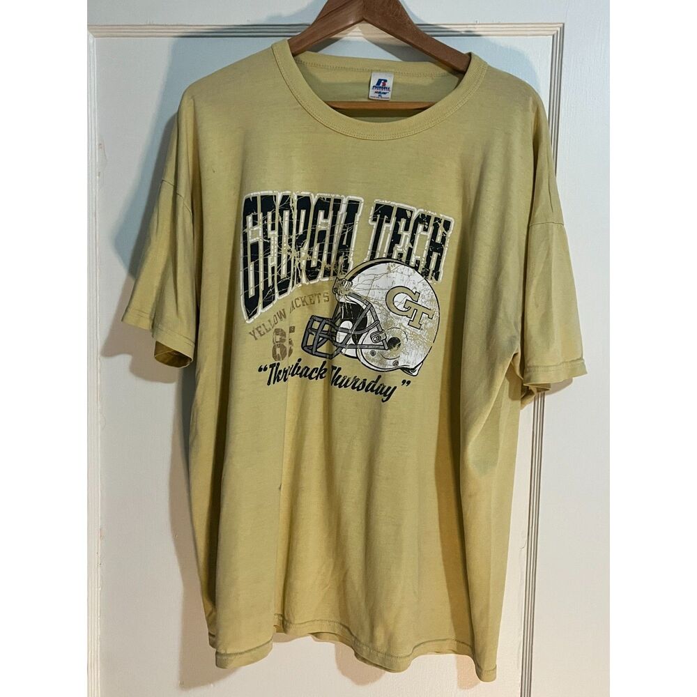 Russell Athletic Georgia Tech Yellow Jackets "Throwback Thursday" tee